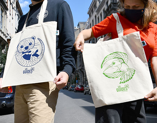 Les tote-bags pour financer mon projet avec le corona, même pas peur !